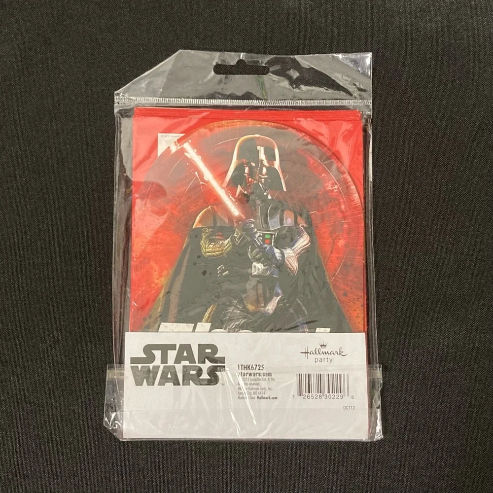 Hallmark Party Star Wars Darth Vader Birthday Thank You Cards 8 Pack